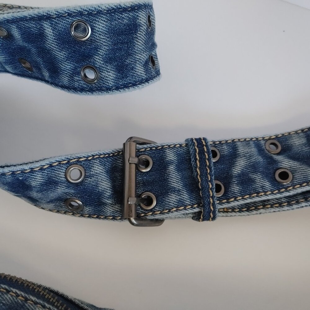 Denim Purse Hobo Crossbody - Picture 5 of 14